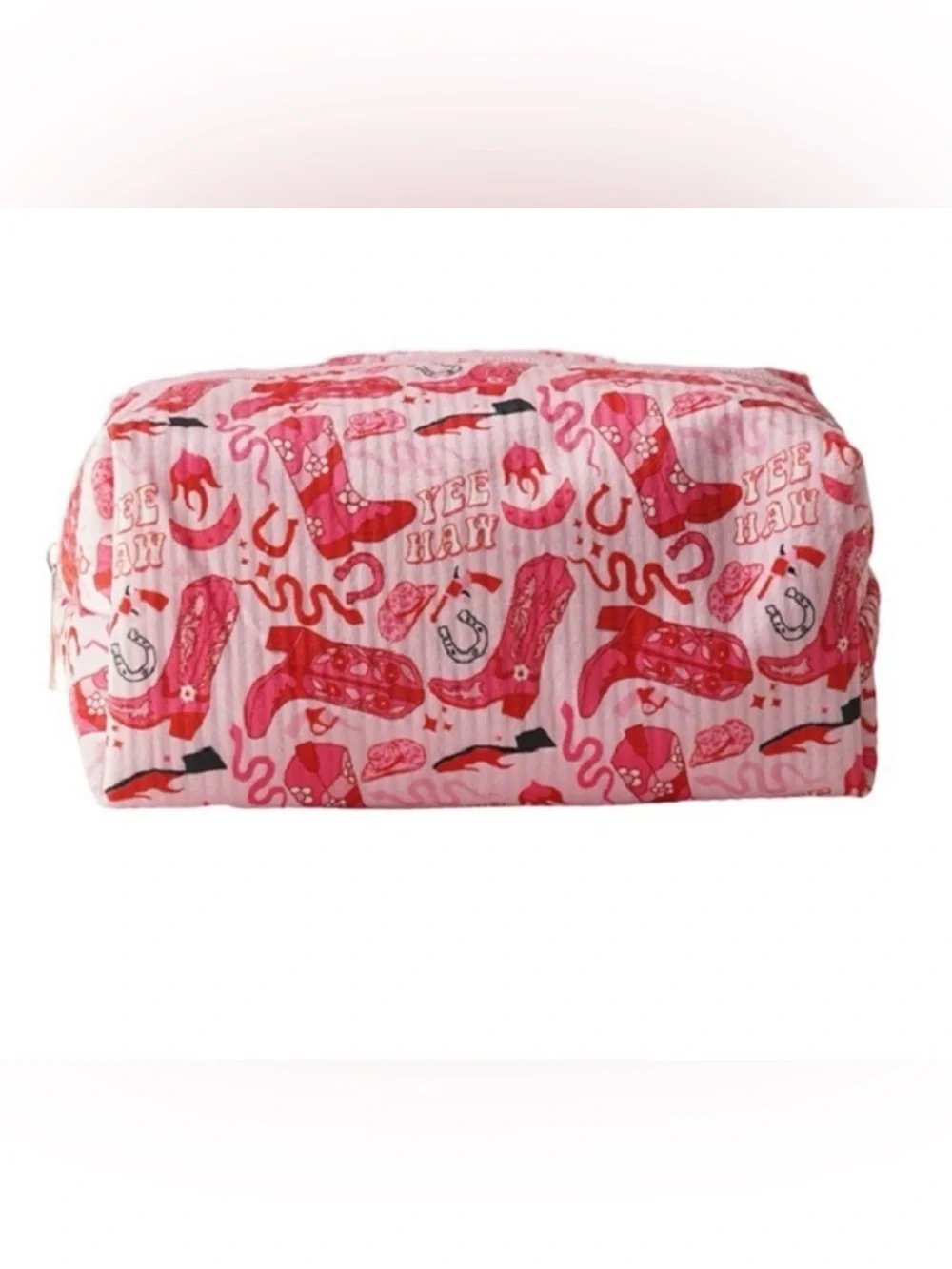Zenana TRENDY PATTERN DESIGN COSMETIC MAKEUP POUCH BAG Bundle